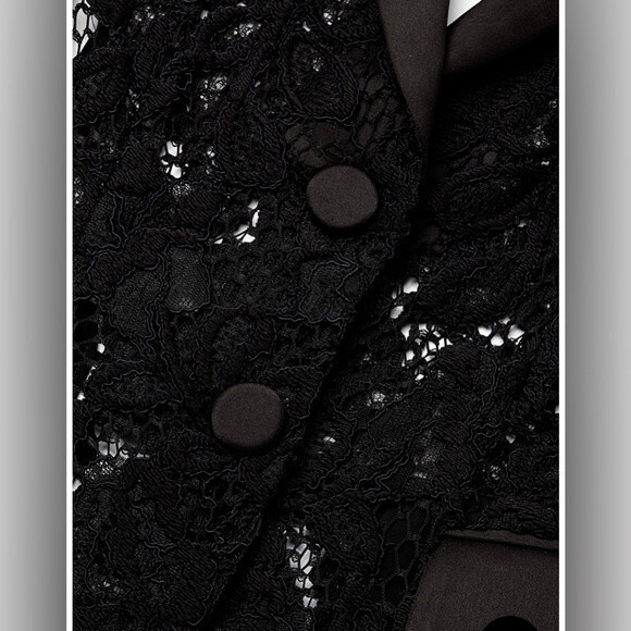 NEW Alexis Bonis Lace Tuxedo Jacket NWT Size Small - Picture 5 of 14